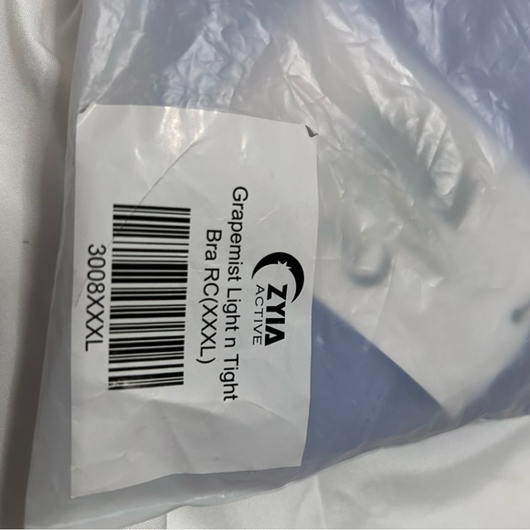 Zyia NWT Grapemist Strappy Bra XXXL - Picture 2 of 10
